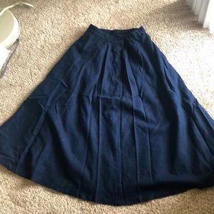 Muji midi skirt